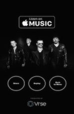U2 in VR digital poster